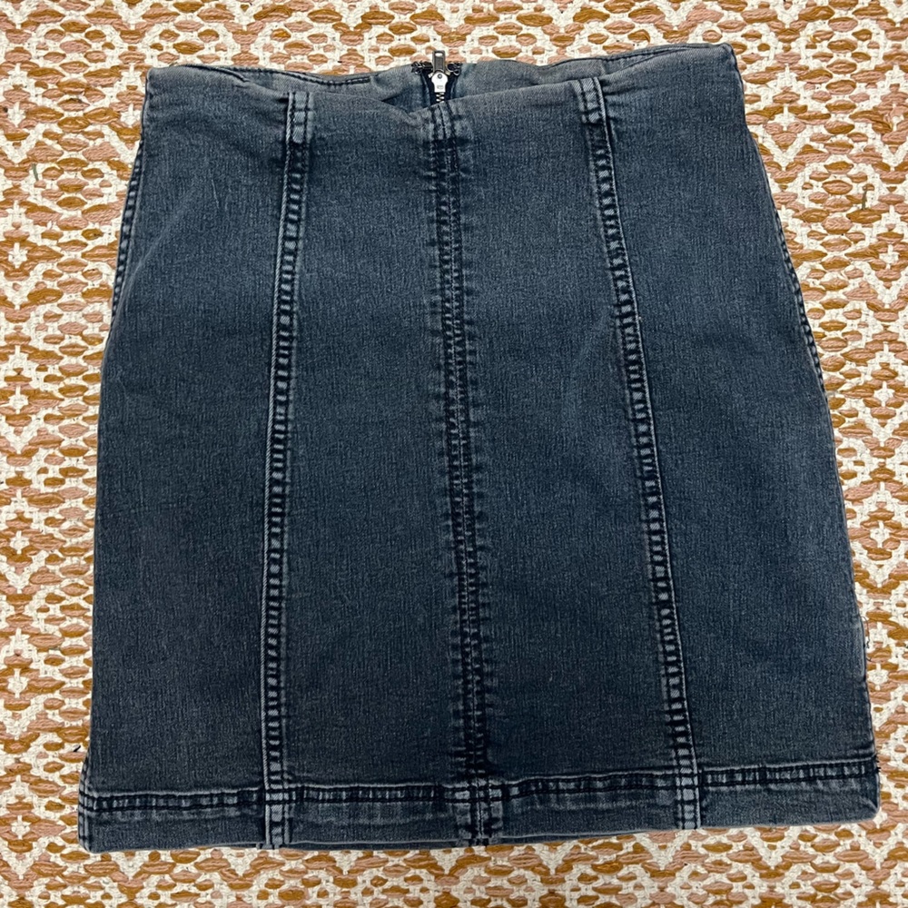 Free People Denim Mini Skirt
